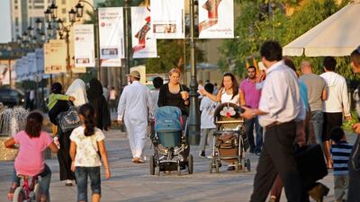 The culture of the UAE reflects both the Emiratis and the expatriate workforce. Nicole Hill / The National