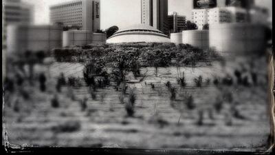 Union metro station garden in Deira.