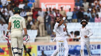 Mohammed Shami will be an important member of India's pace attack. AFP