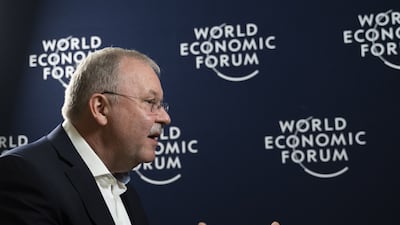 Alois Zwinggi, president and chief executive of the World Economic Forum and principal chairman of the Annual Meeting of Global Future Leaders. EPA