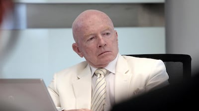 Mark Mobius, the executive chairman of Templeton Emerging Markets Group is retiring after three decades at the firm. Jeffrey E Biteng / The National