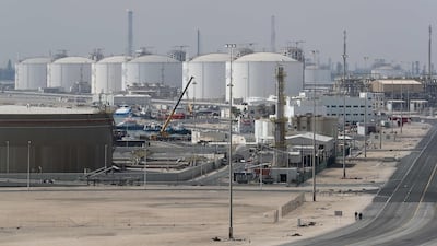 QatarEnergy's facilities in Ras Laffan. Iran's strikes on its Gulf neighbours have forced shutdowns of critical energy operations. AFP