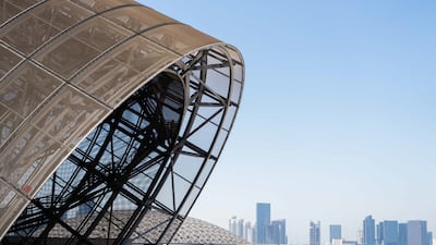 The structure draws on architectural forms from the Gulf. Photo: Department of Culture and Tourism - Abu Dhabi