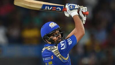Mumbai Indians captain Rohit Sharma plays a shot during the 2016 Indian Premier League(IPL) Twenty20 cricket match between Rising Pune Supergiants and Mumbai Indians at The Maharashtra Cricket Association Stadium in Pune on May 1, 2016. (AFP/INDRANIL MUKHERJEE)