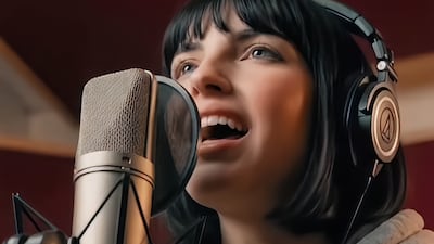 AI singer Nava null is inspired in part by women from Iran’s Qajar dynasty. Photo: Farbod Mehr Studio