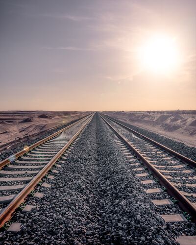 Newton recently shot the new Etihad Rail project. Photo: Dan Newton