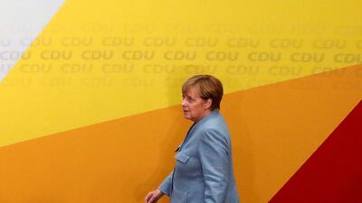 Ms Merkel's leadership style was forged in a climate that lacked any real opposition. Reuters / Fabrizio Bensch