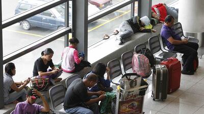 Nearly 200 local flights have been suspended due to Typhoon Haiyan. Romeo Ranoco / Reuters