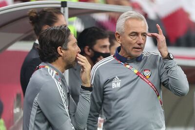 UAE manager Bert van Marwijk has received backing from the FA despite coming under pressure. AFP