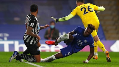 Tammy Abraham - 5: Striker picked up ankle injury, after sliding Lascaelles challenge denied him shot on goal, that he couldn’t run off. Lasted less than 20 minutes on return to team. PA