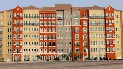 Nakheel’s Discovery Gardens apartments. The company says its profit growth this year is a sign of a stable local property market. Pawan Singh / The National