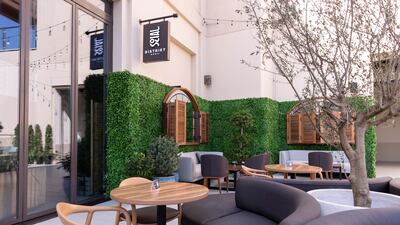 The outdoor space at Social Distrikt.