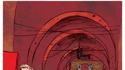 Comic book illustrations from Mohammed Shennawy