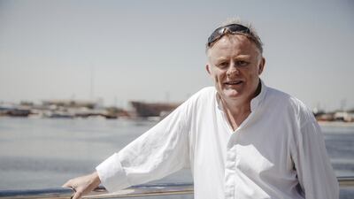 The Dubai-based author Tom Callaghan launched his book at the Emirates Airline Festival of Literature this year. Rebecca Rees for The National