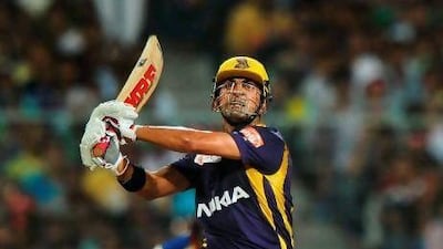 Gautam Gambhir led from the front for Kolkata Knight Riders.