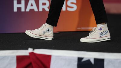 It has been said that you never really know a person until you walk a mile in their shoes. US Vice President Kamala Harris has received criticism from everything down to her footwear. Getty Images / AFP
