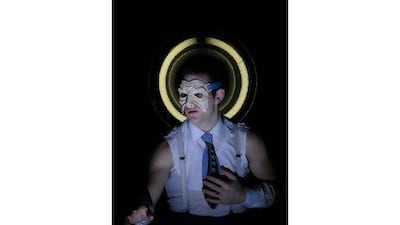 Justin Nestor as Willy Loman in Arthur Miller's Death of a Salesman. Courtesy of NYU