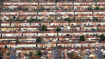 Rows of terraced houses stand on residential streets in London. Matthew Lloyd/Bloomberg