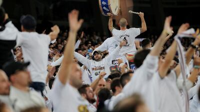 Real Madrid fans. Reuters