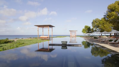 The main swimming pool at Amanyara.
