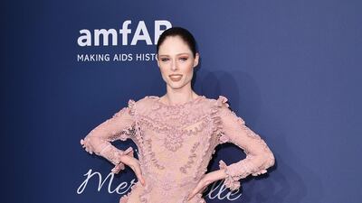 Coco Rocha attends the Amfar Gala New York Aids research benefit at Cipriani Wall Street on February 5, 2020. AFP