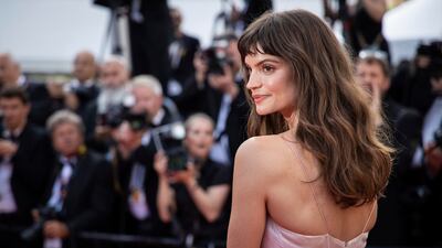 Charlbi Dean at the premiere of 'Triangle of Sadness' at the 75th Cannes Film Festival in May 2022. AP