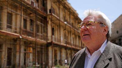 British film director Sir Alan Parker visits Fort St Elmo, where most of the film 'Midnight Express' was shot, in Valletta, Malta in June 4, 2016. Reuters