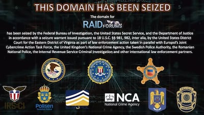 The illegal marketplace RaidForums has been shut down and its infrastructure seized. Photo: Europol