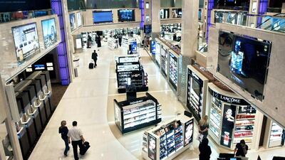 Sales at Abu Dhabi Duty Free grew 13 per cent to Dh912.7 million last year, reflecting the record number of passengers using Abu Dhabi International Airport. Jaime Puebla / The National