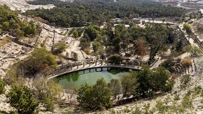 'La Corbeille', also known as the 'Nefta basket', is a spring hollow surrounded by palms.
