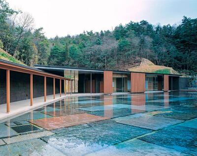 Ceramic Park in, Gifu, Japan, designed by Arata Isozaki. The Pritzker Architecture Prize via AP