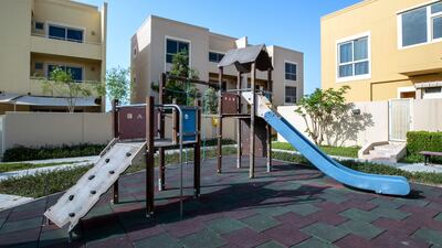 Al Raha Gardens has lots of play areas.