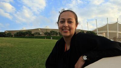 ABU DHABI - UNITED ARAB EMIRATES - 04DEC2012 - UAE filmmaker Amal Al Agroobi in Abu Dhabi. Ravindranath k / The National