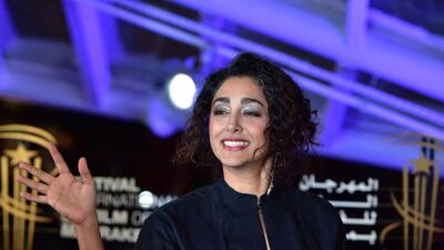Iranian actress Golshifteh Farahani attends the 18th annual Marrakech International Film Festival, in Marrakech, Morocco, on Monday, December 2, 2019. EPA