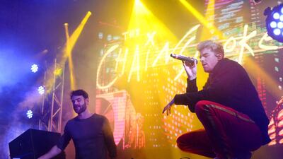 Alex Pall, left, and Andrew Taggart, better known as The Chainsmokers, first found fame as indie-rock remixers. Getty