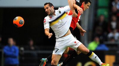 Right-back: Florian Marange, Crystal Palace. Signed in August, he was so bad he didn't even make their 25-man squad in September. (Shown above with new club Sochaux) Jean-Francois Monier / AFP