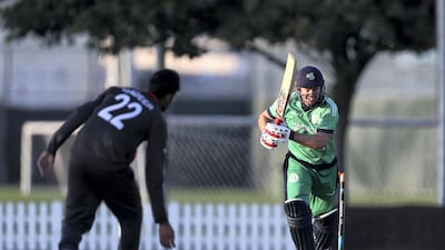 Ireland's Ed Joyce scored a superb hundred under pressure against the UAE on Thursday. Chris Whiteoak / The National