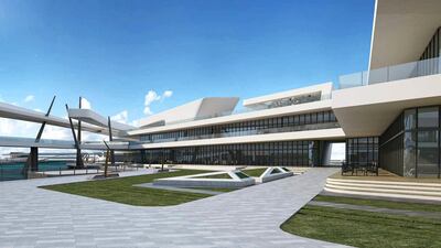 Al Qana - troittoir strip. Courtesy Department of Urban Planning and Municipalities and Al Barakah International Investment