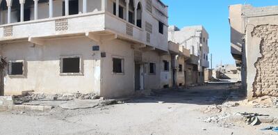 Streets outside the family home in Palmyra in Syria. Photo: Maree Al Shehab