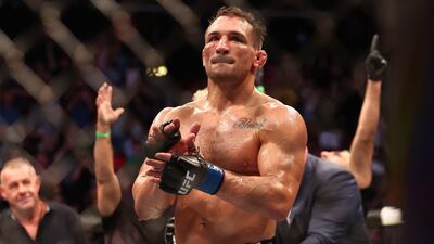 Michael Chandler after his defeat. Reuters