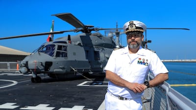 European Multi-Mission Frigate (FREMM), Italian frigate, Carlo Margottini (F 592) has docked at the Abu Dhabi Port with Commander Marco Guerriero as the Captain.