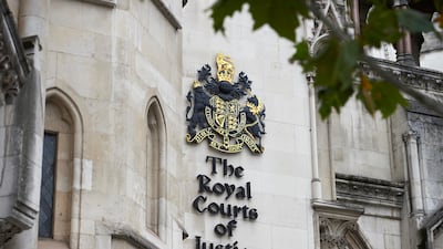 The Royal Courts of Justice on The Strand in central London. AFP