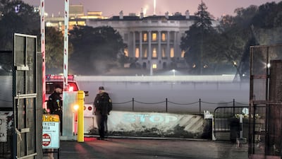 The White House in Washington the morning after incumbent President Donald Trump was defeated by his Democratic challenger, President-elect Joe Biden AP