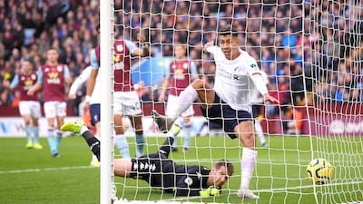 Roberto Firmino's goal for Liverpool against Aston Villa was disallowed on Saturday. Getty Images