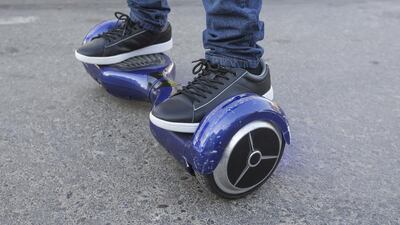 Last year, thousands of low-quality hoverboards made their way into this country. Mona Al Marzooqi / The National
