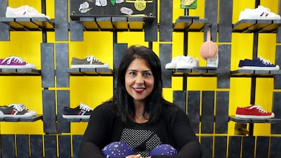 Dubai, United Arab Emirates - October 16th, 2017: Hauteletic store owner Priya Bhatia. Monday, October 16th, 2017 at Galleria Mall, Dubai. Chris Whiteoak / The National