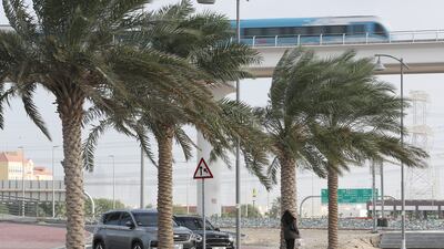 Grey skies make for an unusual sight in Dubai.