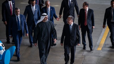 Sheikh Khaled was briefed on the role of the centre's integrated facilities in advancing urban development