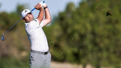Sergio Garcia on the 17th hole. Victor Besa / The National