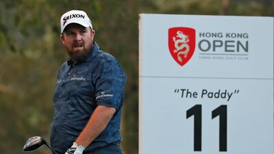 Abu Dhabi HSBC Championship winner Shane Lowry carded a second round 66 at the Hong Kong Open on Friday. AP